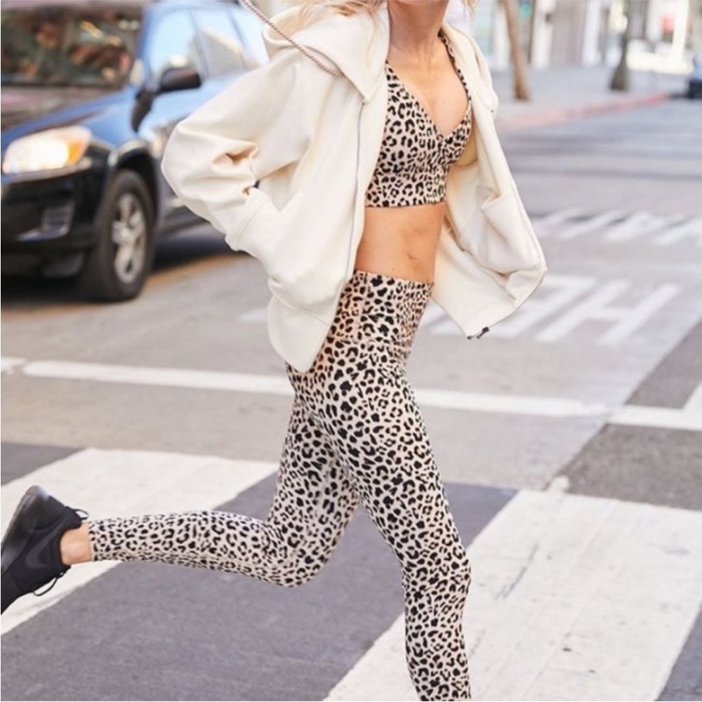 VARLEY Estrella Leopard Print Leggings